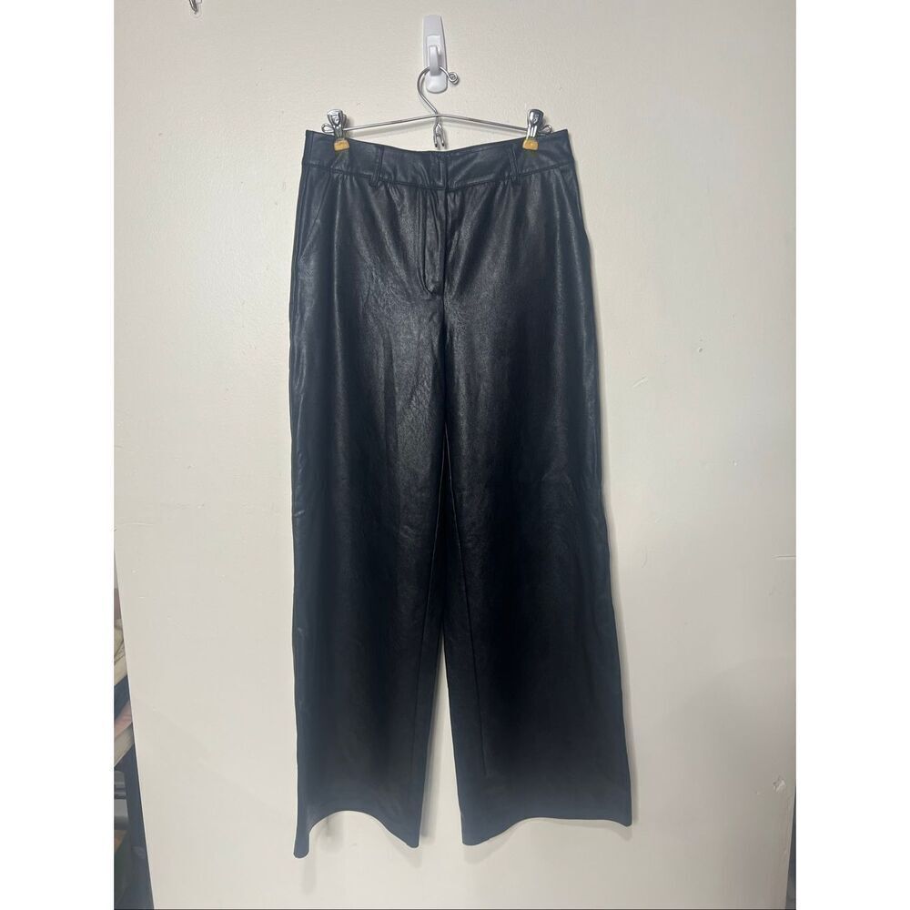 Commando Faux Leather Wide Leg Trouser Pants NWT Sz M
